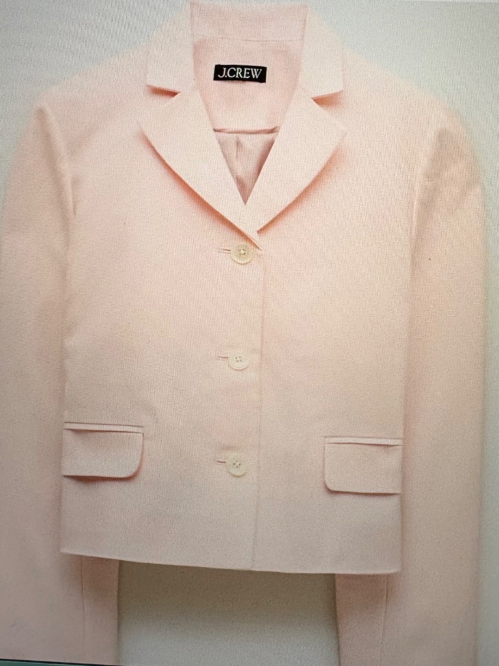 NWT J Crew Lenore lady blazer in Gramercy linen blend- Windy Blossom